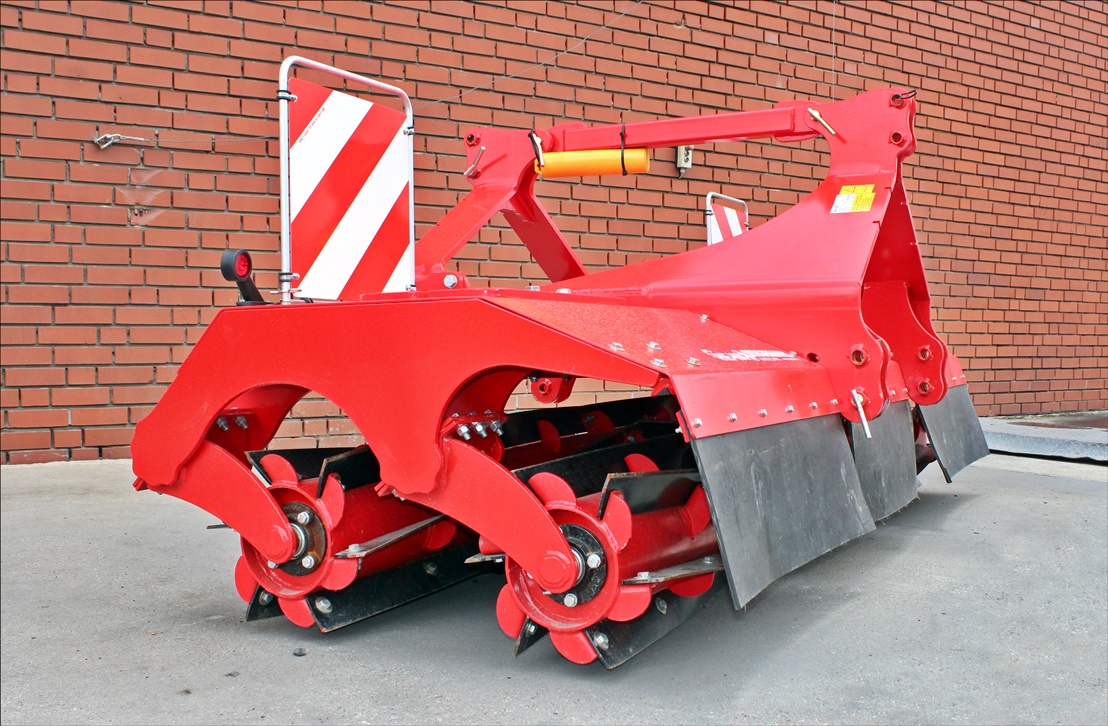 He-Va Stoppelwalze Top Cutter Twin mit Doppelrotor